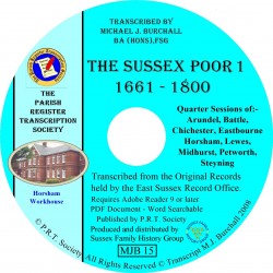 Sussex Poor  1661-1800